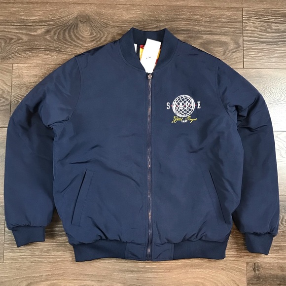 Staple Pigeon Global Respect 1997 Men’s Olympic Trophy Reversible Bomber Jacket - Picture 8 of 9